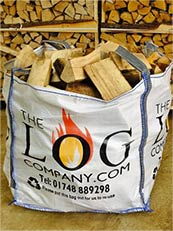 Dumpy Bag of Hardwood Logs